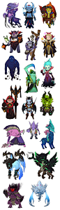 Dota 2 DIre INT mini heroes by spidercandy on deviantART