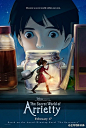 宫崎骏作品《借东西的小人阿莉埃蒂》~讲述身长10厘米的14岁少女，与搬家至此的小男孩陷入恋情的故事。