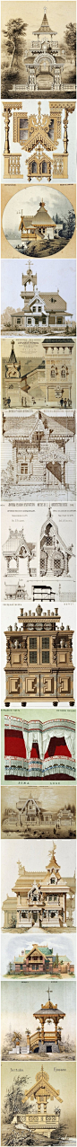 俄罗斯18世纪建筑设计图