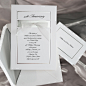 Simplicity Wedding Invitation | #exclusivelyweddings