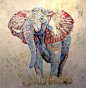 精心纺织“拼贴”的非洲野生动物 | 艺术家 Sophie Standing，出生在英格兰，现在生活和工作在肯尼亚。