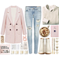 A fashion look from November 2014 featuring pink shirt, pink coat and rag & bone. Browse and shop related looks. #素材#