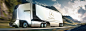 this semi autonomous truck concept could travel on an international highway