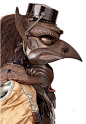 Armor with the features of a tengu.1854. Iron, lacquer, vegetable fiber, bear fur, leather, feathers, and fabric.: