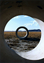 Nancy Holt: Sun Tunnel, 1973-76. Great Basin Desert, Utah.: 