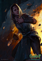 GWENT - Aeromancy, Bogna Gawrońska : 'The druid Vaedermakar controls the elements. He soothes storms into silence, musters destructive hail, summons lightning to turn foes into ash. So I advise you wellâ€¦ treat him with utmost respect.'

Another one done