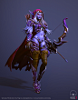 Sylvanas Windrunner, Ying Liu : Fan art of Sylvanas Windrunner (from World of Warcraft) referencing the art style of Overwatch. I'm a huge fan of Blizzard games and wanted to create a character in stylized PBR from start to finish. I've always loved Sylva