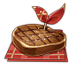 Outrider's Champion Steak! : Outrider's Champion Steak! is a special food item that the player has a chance to obtain by cooking Steak with Amber. The recipe for Steak is available from the start of the game. Outrider's Champion Steak! revives a character