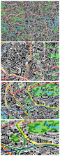 手绘伦敦地图 堪比3D地图