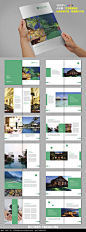 2016春天旅游旅行画册AI素材下载_企业画册|宣传画册设计图片