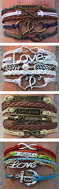 Choose 3 bracelets for FREE. Over 60 designs.  Must use coupon code: PINTEREST to get 3 ModWrap bracelets of your choice for free! Just pay shipping. Coupon expires: 4/30/16. See all our unique bracelet designs here --> www.gomodestly.com/pinterest-sal