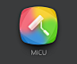 微质感-彩色刷子icon