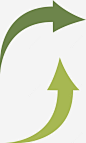 手绘绿色箭头弧线png免抠素材 设计图片 免费下载 页面网页 平面电商 创意素材 png素材