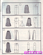 裙子裁剪图片+纸样大全（N多款式）|手工布艺作品教程-百科大全-就爱阅读网