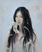 [日本艺术家 松井冬子（Matsui Fuyuko）] 传统技艺 描画灵魂与魔鬼的世界，她的绘画风格色彩暗淡而朦胧 鬼魅诡异