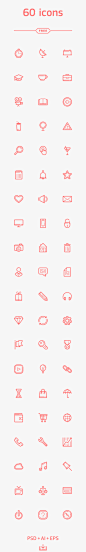 60 free icons : Minimum size — 32 px