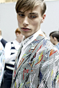 Marc Schulze by Louise Damgaard  Backstage at... | male model : Marc Schulze by Louise Damgaard
Backstage at Dior Homme, SS15