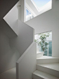 #minimal #white #staircase: 