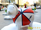 2015年大上海时代广场推出「喜气羊羊 环球幸福密码」时代羊展