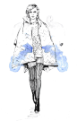 Fashion illustration. Part 5.-时尚女性时装插画设计---酷图编号1142274