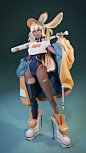 Yuzu by Ninjason_chan | Character Art | 3D | CGSociety