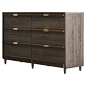 Stow away sweaters, linens, throws, and more in this handsome dresser, perfect in the master suite or guest room.