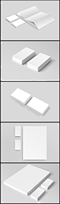 VI设计模板素材智能贴图样机 空白 白色 折页 源文件  名片 效果图 mockup 效果展示图PSDVI 设计 版式 排版 平面 智能 贴图 样机 源文件 模板