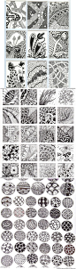 Zentangle Patterns & Ideas - be careful Zentangle is NAFF BEYOND BELIEF - done badly it looks like meaningless doodles