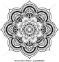 Vectors of Henna Flower Mandala Vector Designs - 