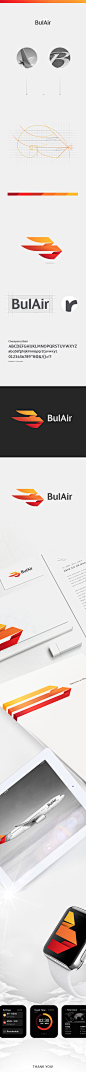 BulAir : A slight redesign of a logo I did two years back in university. It was really fun revisiting an old logo. :)