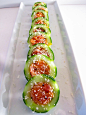 ChowGals: {SkinnyChow} Spicy Tuna & Shrimp, Smoked Salmon, Avocado Cucumber Sushi