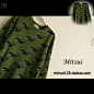 Mitsui.动物波点 设计款 日本休闲 绿色针织衫 圆领套头厚毛衣-淘宝网