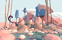 YuggR采集到Low Poly Scene