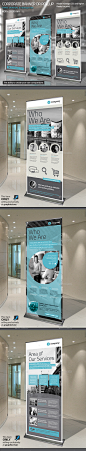 Corporate Banner or Rollup Vol. 8 - Signage Print Templates