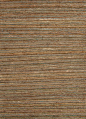 Natural Stripe Pattern Hemp/Jute Blue Woven Rug - HU10, 3.6x5.6 traditional-rugs