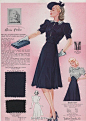 #vintage love#1940s fashion frocks