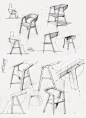 #工业设计手绘# 椅子 ​​​​