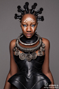 荣获2016英国发型大奖的艺术家Lisa Farrall的作品，充满现代以及多变的造型，向非洲文化致敬。#求是爱设计#