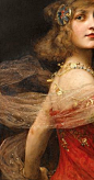 "Salomé", Pintura de Paul Antoine de La Boulaye. (1849 – 1926), (detalhe)