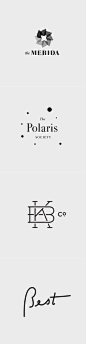 漂亮的字母几何图形企业LOGO标识设计@北坤人素材