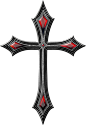 Gothic Cross Drawing: