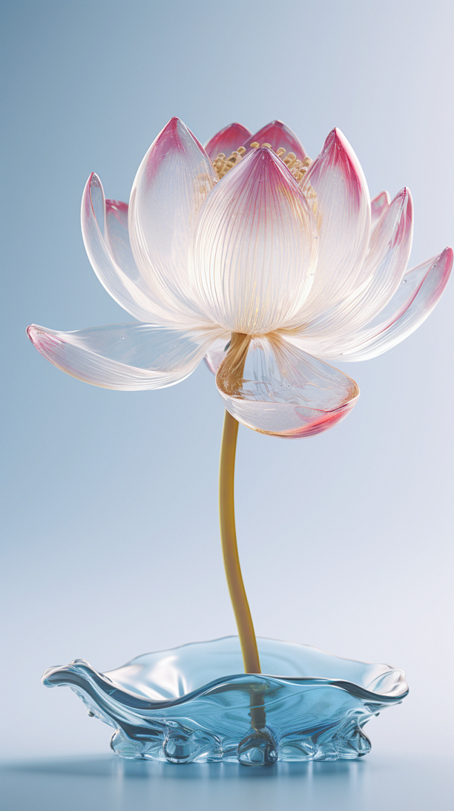 transparent lotus, g...