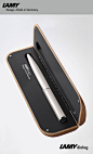 2006: LAMY dialog 2 – Lamy meets Knud Holscher  An elegant facet-structured rollerball in silk-matt palladium finish, whose cool aesthetic appeal reflects the clear, minimalist style of Danish architect and designer Knud Holscher.