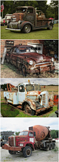307 废土风破旧报废汽车载具图片绘画参考设计高清摄影临摹素材-淘宝网