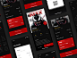 Venom themed film ticket reservation 2<br/>by Prometheus for UIGREAT in Mobile terminal design