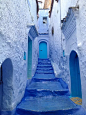 【瑰丽欧罗巴】希腊梦幻的蓝色街巷，就像是沉浸在蓝色沁凉的梦境里一般