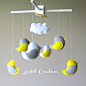 Baby Crib Mobile - Baby Mobile - Baby Mobile Birds - Bird Mobile - Nursery mobile