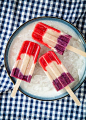 Red, White, and Blueberry Smoothie Pops