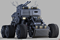 Infantry Support Vehicle, Garreth Jackson : Concept design. Vehicle creation.