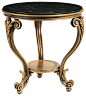 Louis XV Marble Top Table traditional-side-tables-and-end-tables
